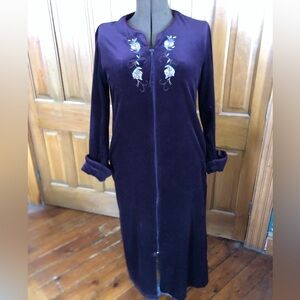 Vtg Vanity Fair Full Zip Housecoat